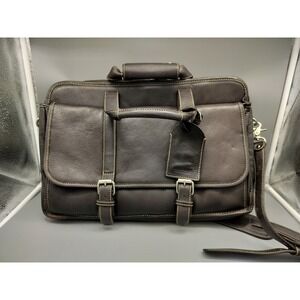 Levenger Brown Leather Briefcase